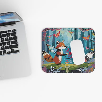 Whimsical Woodland Mouse Pad, Rectangle