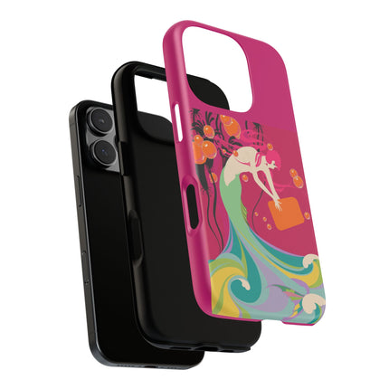 Mermaid Dive Phone Case – Vibrant Waves & Playful Elegance