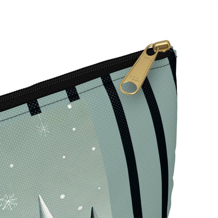 Red Sled & Curious Cats Accessory Pouch