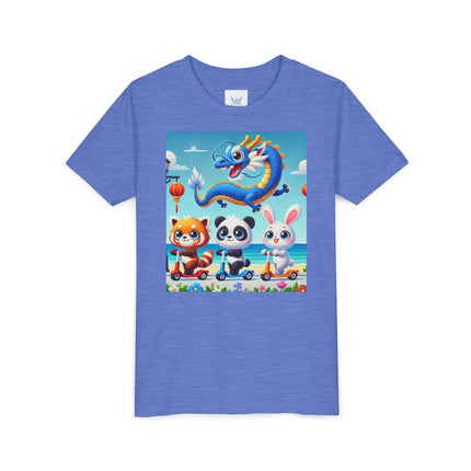 Seaside Scooter Friends Youth Short Sleeve Tee