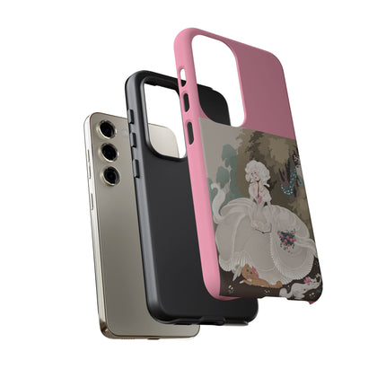 Rococo Garden Reader Phone Case – Whimsical Elegance & Timeless Charm