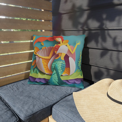 Charming Mermaid Outdoor Pillows