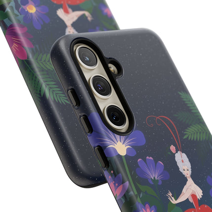 🌺✨ The Lady Of The Starlit Enchanted Garden Phone Case – Art Deco Floral Fantasy