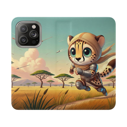 🐆⚡ Swift Cheetah Flip Case – Speed, Freedom & Untamed Adventure