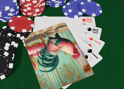 The Salon Rooster Playing Cards