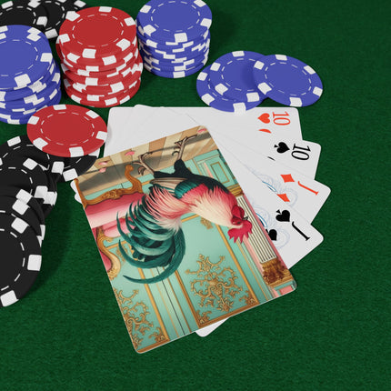 The Salon Rooster Playing Cards