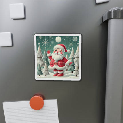 Santa's Joyful Night Die-Cut Magnets (5 Sizes)