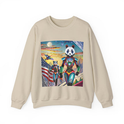 Cyber Punk Robots Unisex Heavy Blend™ Crewneck Sweatshirt