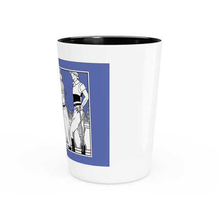 Coastal Elegance Ceramic Shot Glass