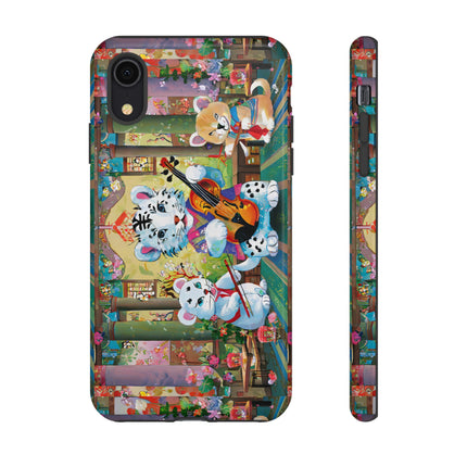 Melodies of the Snow Lion Cub Phone Cases