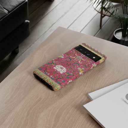 Pink Floral Pattern by Owen Jones Phone Cases