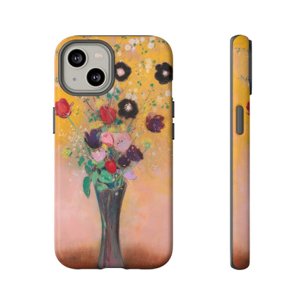 Vase of Flowers by Odilon Redon Phone Cases
