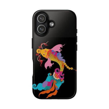 Golden Koi Phone Case – Lucky Swim & Vibrant Fortune