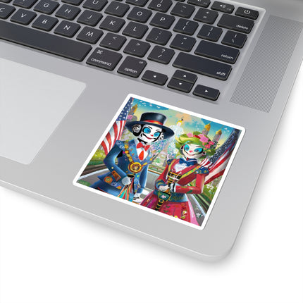 Cyber Punk Robots Kiss-Cut Stickers (4 Sizes)