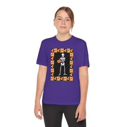 Candy Corn Skeleton Youth Competitor Tee