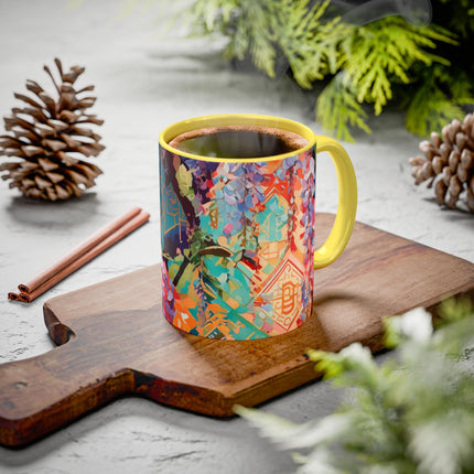 Golden Wisteria Symphony Colorful Mugs (11oz, 15oz)