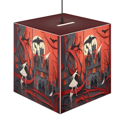 Halloween Night Scene Light Cube Lamp