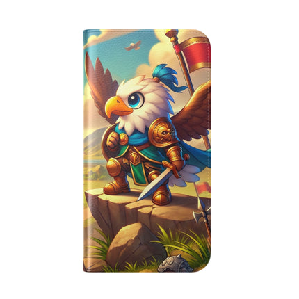 🦅⚔️ Watchful Guardian Flip Case – Courage, Leadership & Noble Adventure