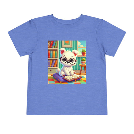 Little Scholar Pup Toddler Short Sleeve Tee