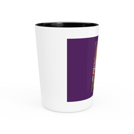 February & Amethyst (from the Gem Series) by Sofia Chiostri Ceramic Shot Glass