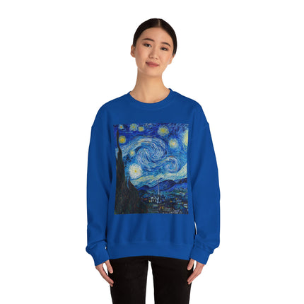 The Starry Night by Vincent Van Gogh Heavy Blend™ Crewneck Sweatshirt