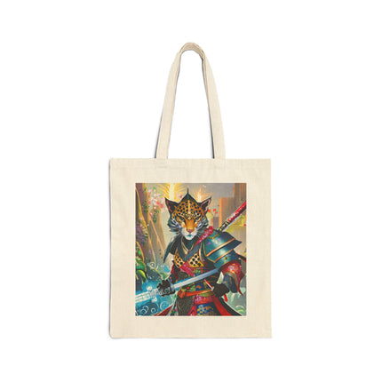 Circuit Samurai Cotton Canvas Tote Bag