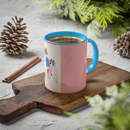 Illustrations of Japanese Toys Pl.001 by Kawasaki Kyosen Colorful Mugs, 11oz