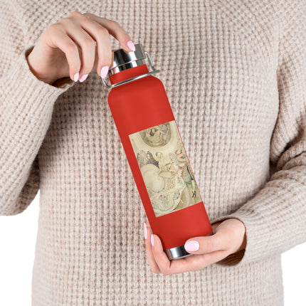 Sur talons rouges (On Red Heels) pl 01 by Gerda Wegener Copper Vacuum Insulated Bottle, 22oz