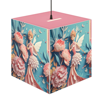 Peony Fairy Light Cube Lamp