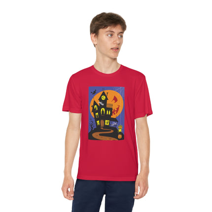 Halloween Night at the Haunted House Youth Competitor Tee
