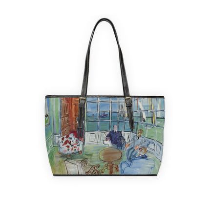 James Duncan by Raoul Dufy PU Leather Shoulder Bag
