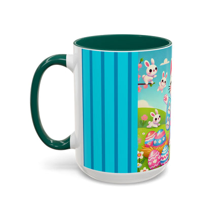 Springtime Kitten’s Easter Joy Colorful Mugs (11oz, 15oz)