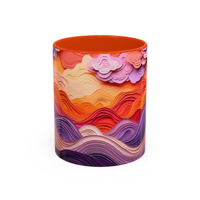 Dramatic Sunset Sky Colorful Mugs (11oz, 15oz)