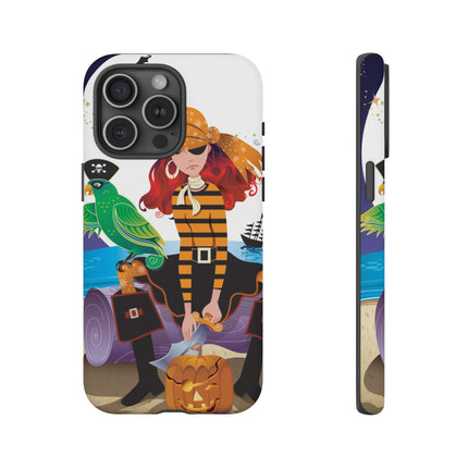Moonlit Pirate Halloween Phone Cases