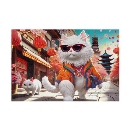 Fashionista Feline Puzzle (110, 252, 520, 1014-piece)