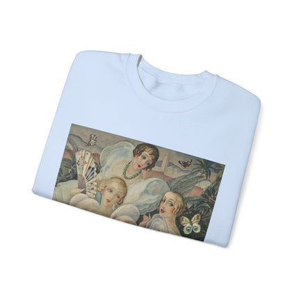 Les Femmes Fatales by Gerda Wegener Heavy Blend™ Crewneck Sweatshirt