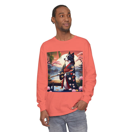 Border Collie Warrior Long Sleeve T-Shirt