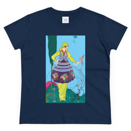 Exquisite Elegance by Umberto Brunelleschi Women's Midweight Cotton Tee