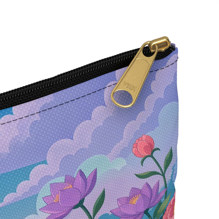 🎭🌸 The Lady Of The Secret Masquerade Accessory Pouch – Art Deco Garden Fantasy
