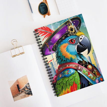 Tech Plumes Spiral Notebook - Ruled Line