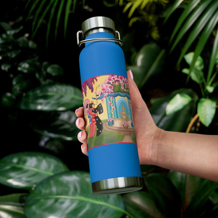 A Dance of Colors and Serenity by Carlo Chiostri Copper Vacuum Insulated Bottle, 22oz