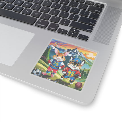 Animal Athletes Kiss-Cut Stickers (4 Sizes)