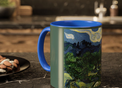 Olive Trees by Vincent Van Gogh Colorful Mugs (11oz, 15oz)