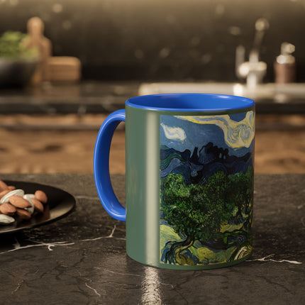 Olive Trees by Vincent Van Gogh Colorful Mugs (11oz, 15oz)