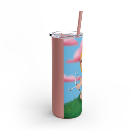 Cupid's Aim Skinny Matte Tumbler, 20oz
