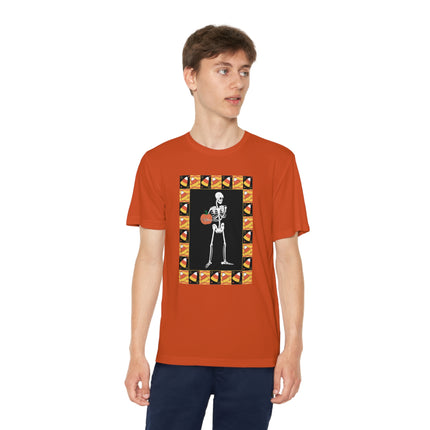 Candy Corn Skeleton Youth Competitor Tee