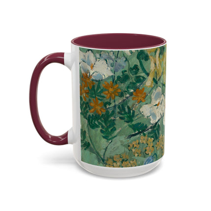 Flowers by August Babberger Colorful Mugs (11oz, 15oz)
