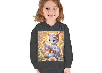 Daisy Chain Whimsy Toddler Pullover Fleece Hoodie