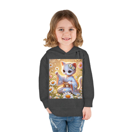 Daisy Chain Whimsy Toddler Pullover Fleece Hoodie
