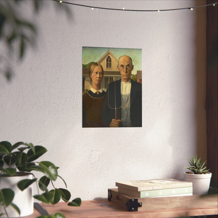 American Gothic by Grant Wood Fine Art Posters